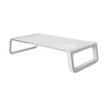TRUST MONTA GLASS MONITOR STAND WHT monitoriaus stovas (25351)