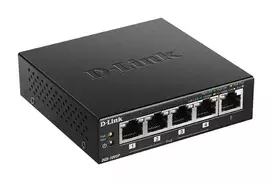 D-Link DGS-1005P/E tinklo komutatorius Ne-valdomas Gigabit Ethernet (10/100/1000) Maitinimas per Eternetą (PoE) Juoda