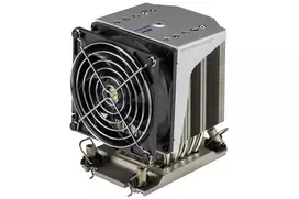 Supermicro SNK-P0080AP4 Kompiuterio aušinimo sistema Procesorius Orinis aušintuvas 9,2 cm Juoda, Nerūdijančiojo plieno