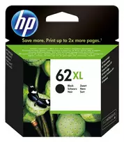 HP 62XL didelio našumo juoda originali rašalo kasetė