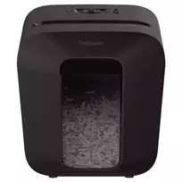 Fellowes Powershred LX25 dokumentų naikiklis Smulkinimas mažas gabalėliais Juoda