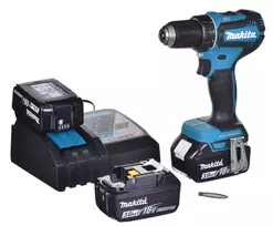 MAKITA DDF485RF3J Belaidis gręžtuvas 3x 18V 3Ah