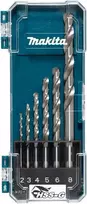 Metalo grąžtų rinkinys Makita D-75742 HSS-G, 6 vnt