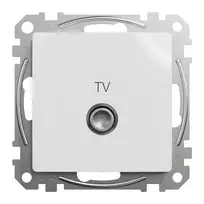 Antenos lizdas SCHNEIDER SEDNA DESIGN, baltos spalvos