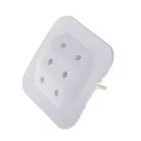Trišakis KOPP, 10A, 250V, baltos spalvoa