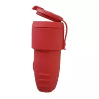 Ilgintuvo lizdas N&L, 3P, 16A, 250V, IP44, raudonos spalvos