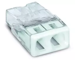 Laidų jungės Wago 2273-202, 2 x 0,5-2,5 mm², 5 vnt.