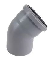Vidaus kanalizacijos alkūnė HTplus, Ø 75 mm, 45°
