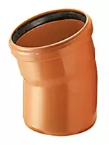 Lauko kanalizacijos alkūnė Magnaplast, Ø 110 mm, 15°