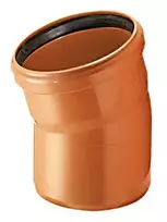 Lauko kanalizacijos alkūnė Magnaplast, Ø 110 mm x 30°