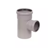 Vidaus kanalizacijos trišakis HTplus, Ø 110 / 75 mm, 87°