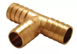 Trišakis žarnoms sujungti TDM Brass, ¾", išorinis sriegis