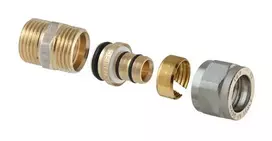 Išardom. srieginis antgalis 1430, 3/4" x 18 mm išor. sriegis
