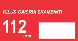 Lipdukas priešgaisrinis 120x225mm