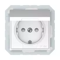 Kištukinis lizdas VILMA QR1000, baltos spalvos, IP44