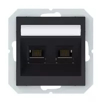 Kompiuterio lizdas VILMA QR1000, matinės juodos spalvos