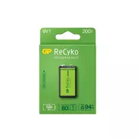 Įkraunamas elementas GP RECYKO 9V, 200 mAh