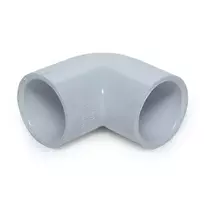Alkūnė 406-010, PVC-U, 1"x90°, klijuojamas vidus