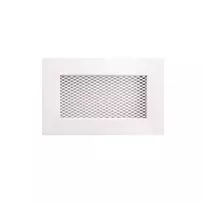 Grotelės židiniui HEARTH, baltos, 110 x 170 mm