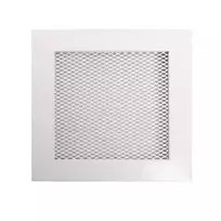 Grotelės židiniui HEARTH, baltos, 170 x 170 mm