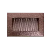 Grotelės židiniui HEARTH, vario spalvos, 110 x 170 mm