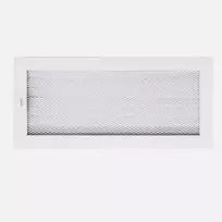 Grotelės židiniui HEARTH, baltos, 170 x 370 mm