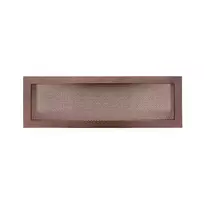 Grotelės židiniui HEARTH, vario spalvos, 170 x 490 mm