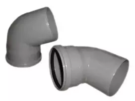 Vidaus kanalizacijos alkūnė Wavin,  Ø 110 mm, 67 °