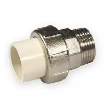 Adapteris 4733-407, PVC-C, 3/4" išor. srieg./klij. vidus