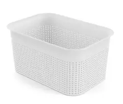 Daiktadėžė ROTHO BRISEN, 4,5 l, balta, 26,2×18×13 cm
