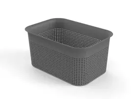 Daiktadėžė ROTHO BRISEN, 4,5 l, pilka, 26,2×18×13 cm