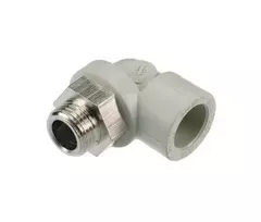 Alkūnė 25.2520A PPR, 25 mm x1/2" išorinis sriegis