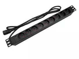 Alantec PZ09U elektros tinklo ilgintuvas 1,8 m 9 AC išvestis(ys / čių) Vidaus Juoda