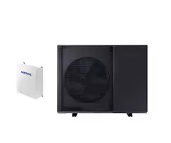 SAMSUNG oras-vanduo 12 kW Mono HT Quiet šilumos siurblys monoblokas, trifazis, su valdymo automatika KOMPLEKTE AE120BXYDGG/EU+MIM-E03EN