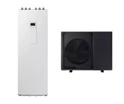 SAMSUNG oras-vanduo 14 kW Mono HT Tyli šilumos siurblys monoblokas su 260 l tūriniu šildytuvu AE140BXYDGG/EU+AE260RNWMGG/EU