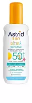 Astrid – purškiamas vaikų losjonas įdegiui Sensitive SPF 50+ Sun 150 ml