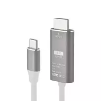 RoGer FT-H05 USB-C į HDMI UltraHD 4K@30Hz kabelis 2m / baltas