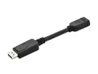 DISPLAYPORT/HDMI ADAPTERIS M/F 0,15m