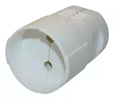Ilgintuvo lizdas N&L, 2P, 16A, 250V, baltos spalvos