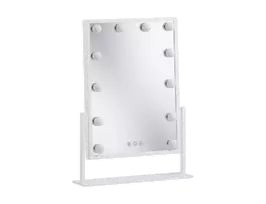 Veidrodis su LED pašvietimu Flamnate, 30x47,5x2,5cm, Modern, Biały