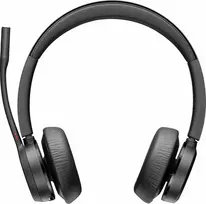 Ausinės Poly Voyager 4320 Bluetooth Stereo Headset with BT700 USB-C Dongle Black