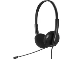 Ausinės Sandberg 126-46 USB-C Black