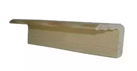 Išorinis kampas, pušies, 3 x 3 x 150 cm