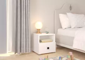 Naktinė spintelė su stalčiais EMI