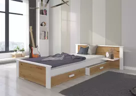 Lova su čiužiniu ir lentyna ALDEX 200x90