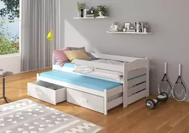 Dvigulė lova su turėklais ir čiužiniais TIARRO 200x90