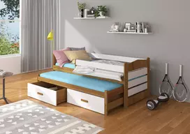Dvigulė lova su turėklais ir čiužiniais TIARRO 180x80