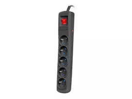 Surge protector Bercy 400 5m 5 sockets black
