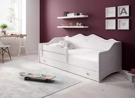 Lova su čiužiniu EMKA Pink 160x80