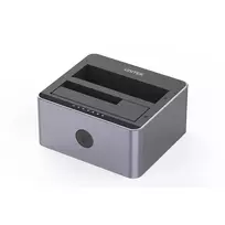 Saugyklos prijungimo stotelė - Unitek (Y-3026GY01-EU) 2x SATA III 2.5"/3.5" USB 3.0 5Gbps